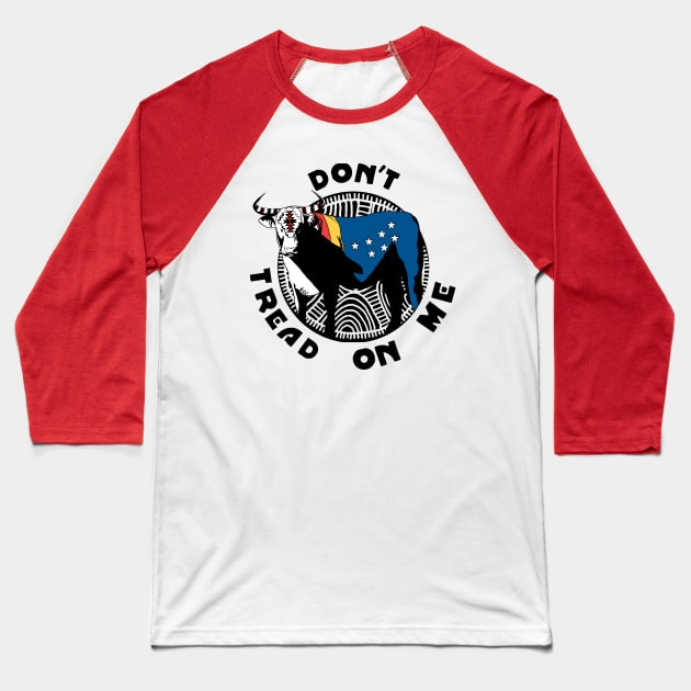 Don't Tread on DURM Baseball T-Shirt by Goff House Studios